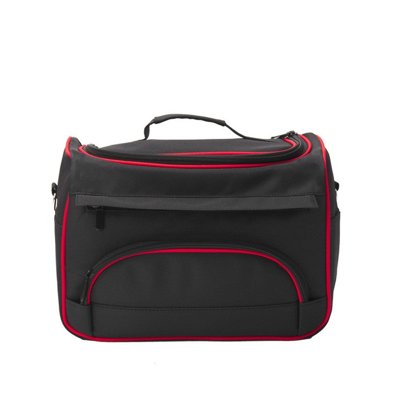 Large Capacity Colorblock Cosmetic Handbag Lightweight Portable Bag