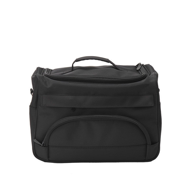Large Capacity Colorblock Cosmetic Handbag Lightweight Portable Bag