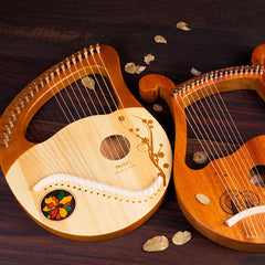 19-String Portable Small Harp Lyre Harp Konghou Instrument
