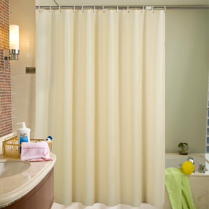 Peva Plain Thickened Bath Curtain Waterproof Shower Curtain