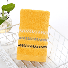 Soft Thickened Hand Towel 13x29in Plain Absorbent Towel For Bathroom