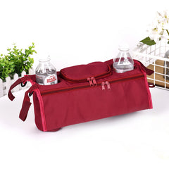 Universal Baby Stroller Storage Bag with Bottle Holder