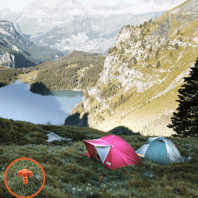 4pcs Heavy Duty Tent Stakes Camping Canopy Anchor Beach Tent