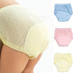 3pcs Newborn Training Pants Baby Shorts Washable Underwear