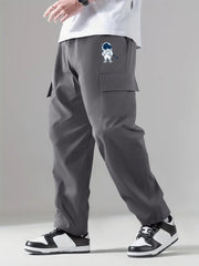Men's Classic Cargo Pants Casual Loose Fit Joggers