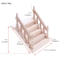 Mini Wooden Handrail Staircase Home Decor Gift