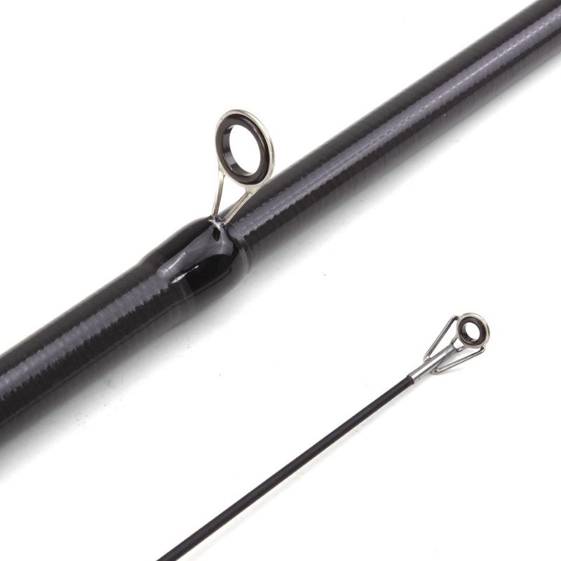 Compact Retractable Fishing Rod with Wooden Handle