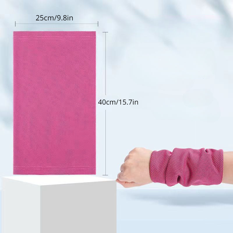 Unisex Sports Wrist Towel Cooling Sweat-absorbing Towel