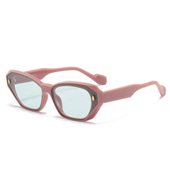 Geometric Cat Eye Sunglasses Anti Glare UV400 Sun Shades
