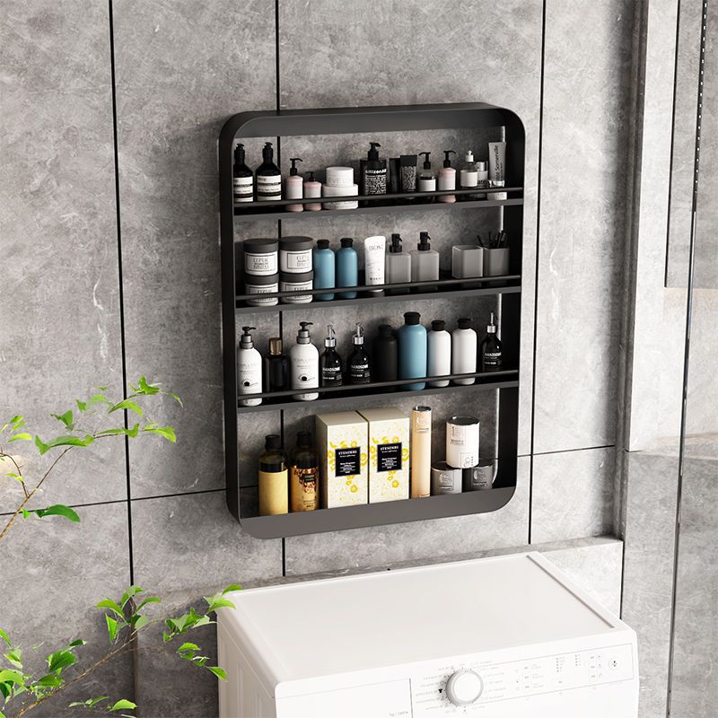 Wall Mounted Rack for Seasonings Cosmetics Bathroom Storage
