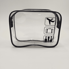 Clear Waterproof Cosmetic Bag Plastic Makeup Storage Bag