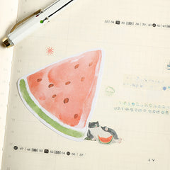 Realistic Fruit Basket Memo Pad Set w/ Sticky Notes - 4 Styles