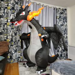 Fire Breathing Dragon Inflatable Costume for Kids & Adults