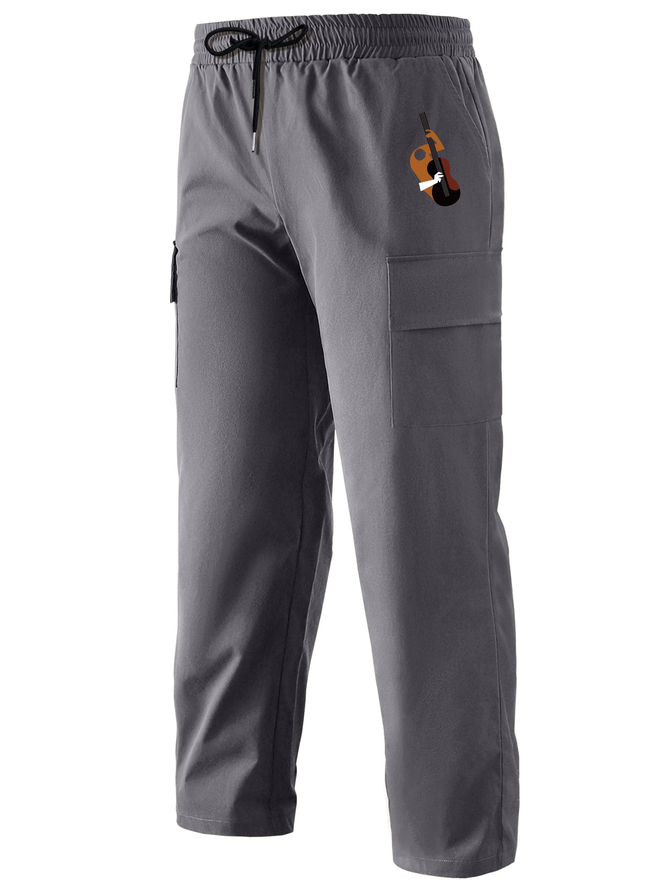 Classic Cargo Pants Men's Loose Fit Drawstring Joggers