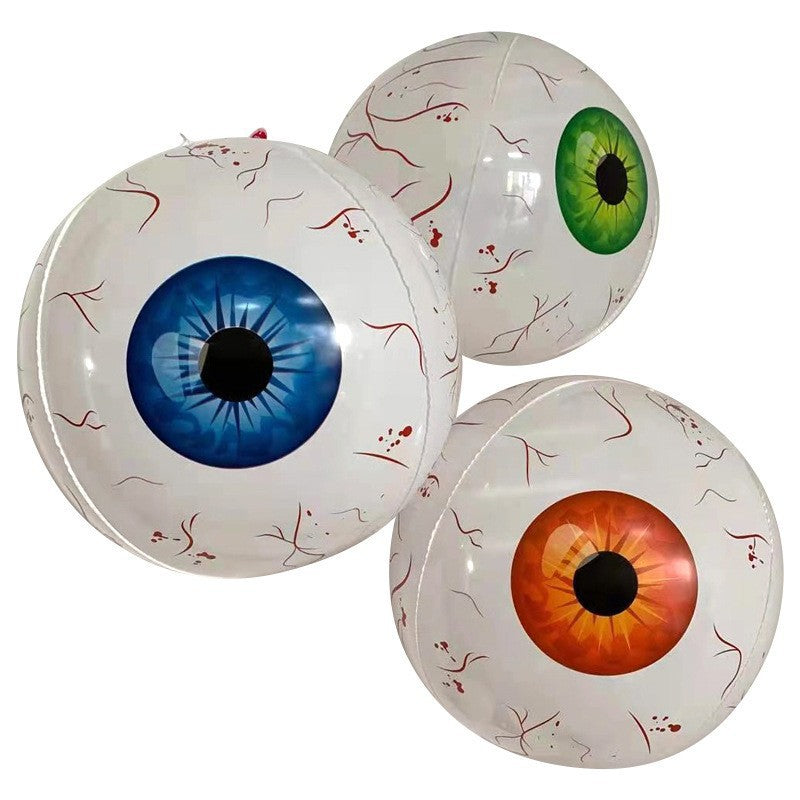 Halloween 4D Eyeball Pumpkin Balloons Inflatable Party Decor