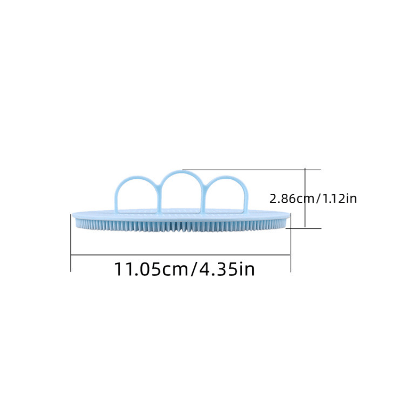 Newborn Baby Head Fat Comb Soft Bath Hair Cleaning Tool