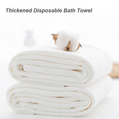 1pc Disposable Bath Towel Large Portable Tablet Hotel Travel