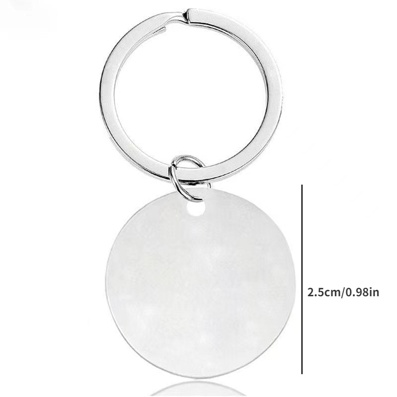 Favorite Ginger Keychain Pendant Round Key Ring Backpack Ornament Small Gift