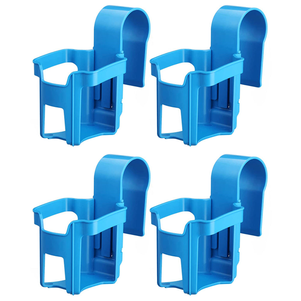 4pcs Water Cup Hanging Holder Hook Above Pool Side Beverage Beer Shelf