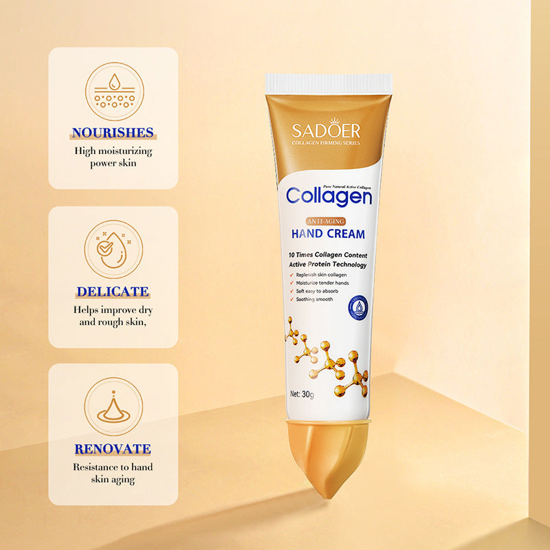 3pcs Collagen Anti Aging Hand Cream - Deeply Moisturizing for Dry Rough Hands