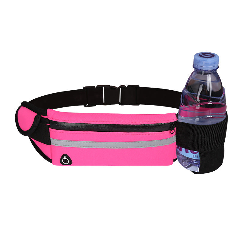 Casual Outdoor Sports Waist Bag Colorblock Running Storage Pack
