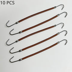 10pcs Elastic Hook Hair Tie Ponytail Holder Hooks Hair Rope