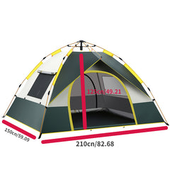 Quick Opening Camping Tent for 2-4 People UV Protection