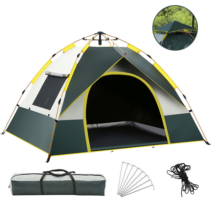 Quick Opening Camping Tent for 2-4 People UV Protection
