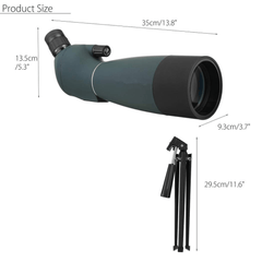 HD Monocular Telescope 25-75x Zoom Low Light Night Vision