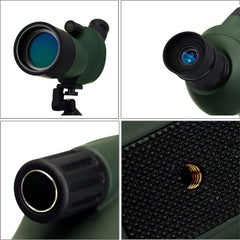 HD Monocular Telescope 25-75x Zoom Low Light Night Vision