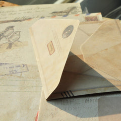 12 Rustic European Style Retro Small Envelopes