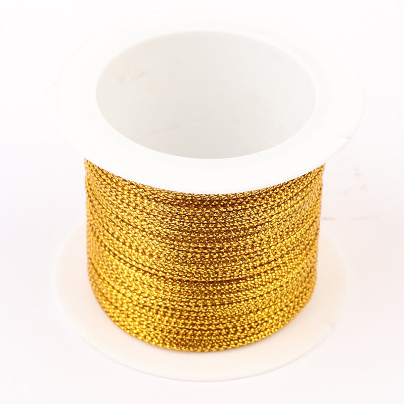22 Yards Metallic Cord Tinsel Rope for Crafting Jewelry Wrapping Ribbons