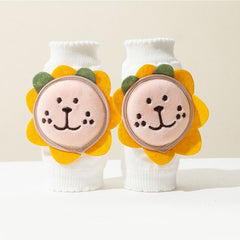 Baby Knee Pads Cartoon Animal Crawling Protectors Leg Warmers
