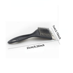 Portable 2-in-1 Grill Cleaner with Deep Cleaning Steel Brush