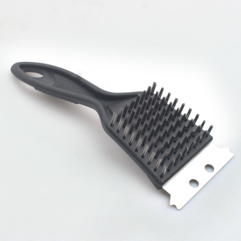 Portable 2-in-1 Grill Cleaner with Deep Cleaning Steel Brush