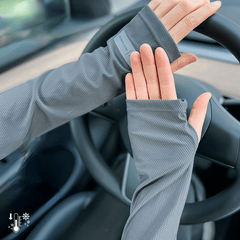 UV Protection Ice Cooling Arm Sleeves with Thumb Hole