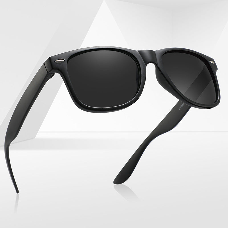 Retro Vintage Dark Sunglasses For Men Women UV400 Sunshade Glasses