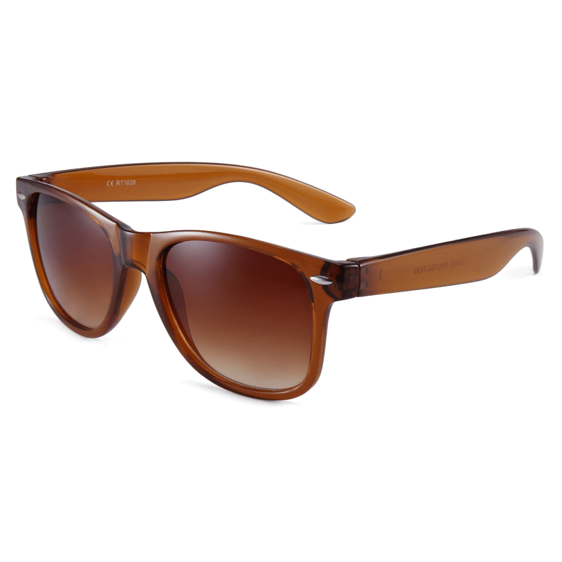Retro Vintage Dark Sunglasses For Men Women UV400 Sunshade Glasses