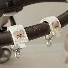 2pcs Baby Stroller Organizer Hook Adjustable Bag Hanging