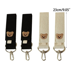 2pcs Baby Stroller Organizer Hook Adjustable Bag Hanging