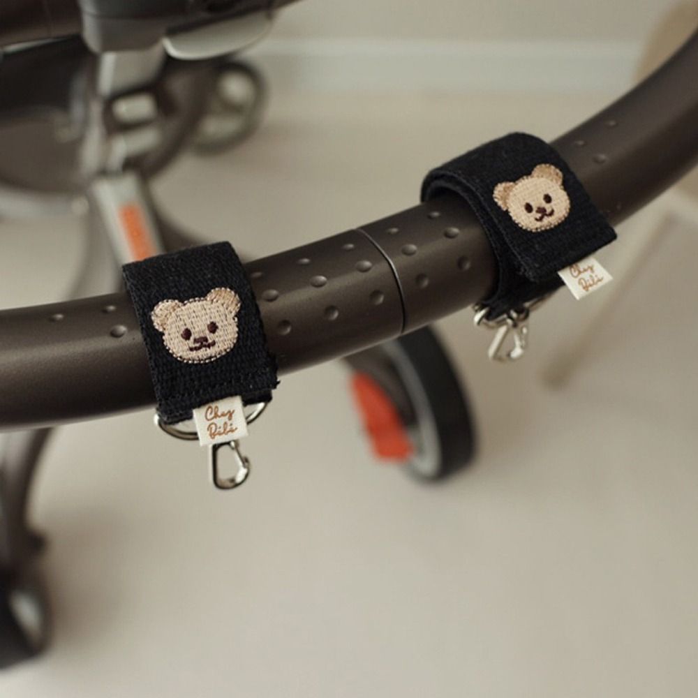 2pcs Baby Stroller Organizer Hook Adjustable Bag Hanging