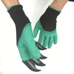 Garden Gloves With Claws Dig Weed & Seed Protect Fingers