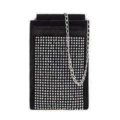 Rhinestone Chain Crossbody Bag Sparkly Purse Shoulder Bag