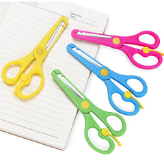 Diy Hand cut Students' Safety Scissors Plastic Bag Edge Paper Cutting Stationery