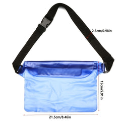 Waterproof Phone Pouch Waist Bag for Swimming Diving Skiing
