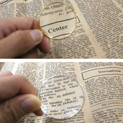 Monocle Pendant Necklace Magnifier Coin Magnifying Glass