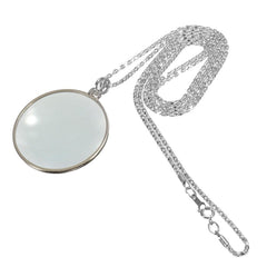 Monocle Pendant Necklace Magnifier Coin Magnifying Glass