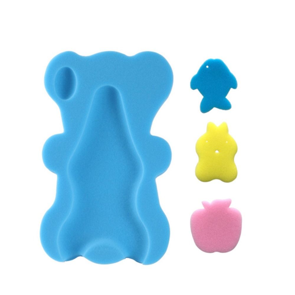 Baby Sponge Mat Baby Care Supplies Shower Cradle Baby Bath Mat Cushion