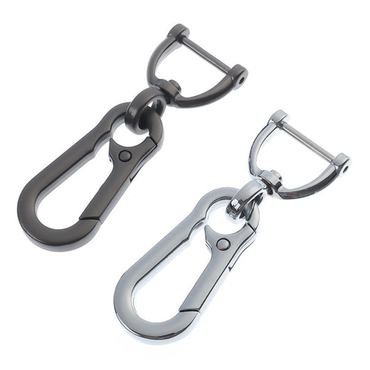 2pcs Metal Keychain Spring Key Chain DIY Carabiners Home Decor