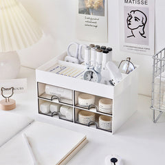 4 Drawers Desktop Makeup Organizer Acrylic